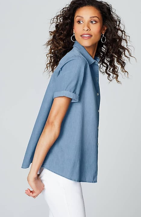 Relaxed Chambray Shirt Jjill