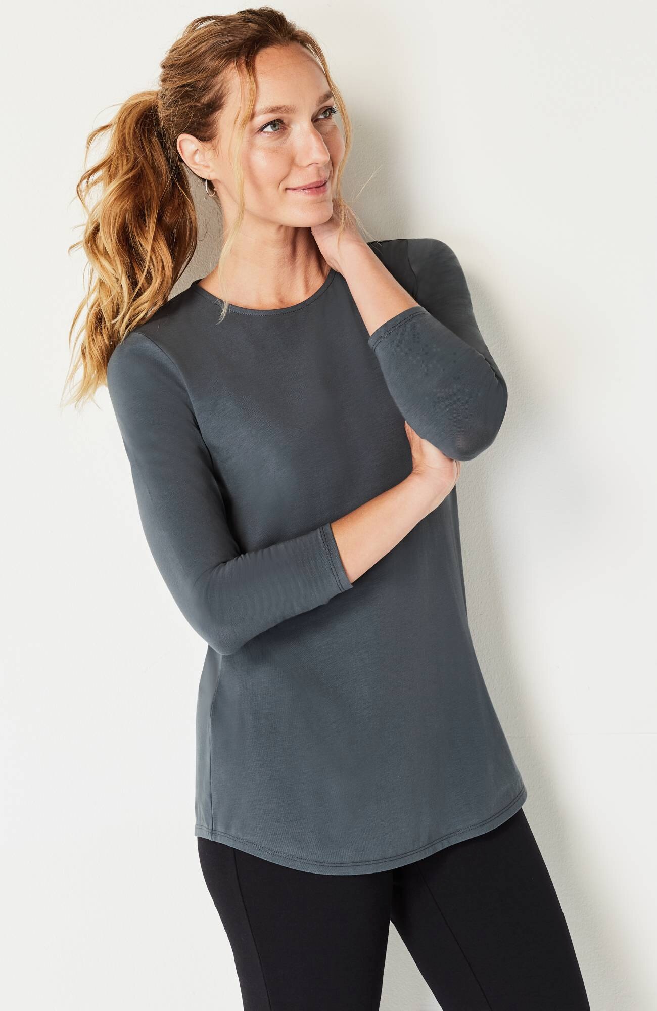 pima performance stretch tee