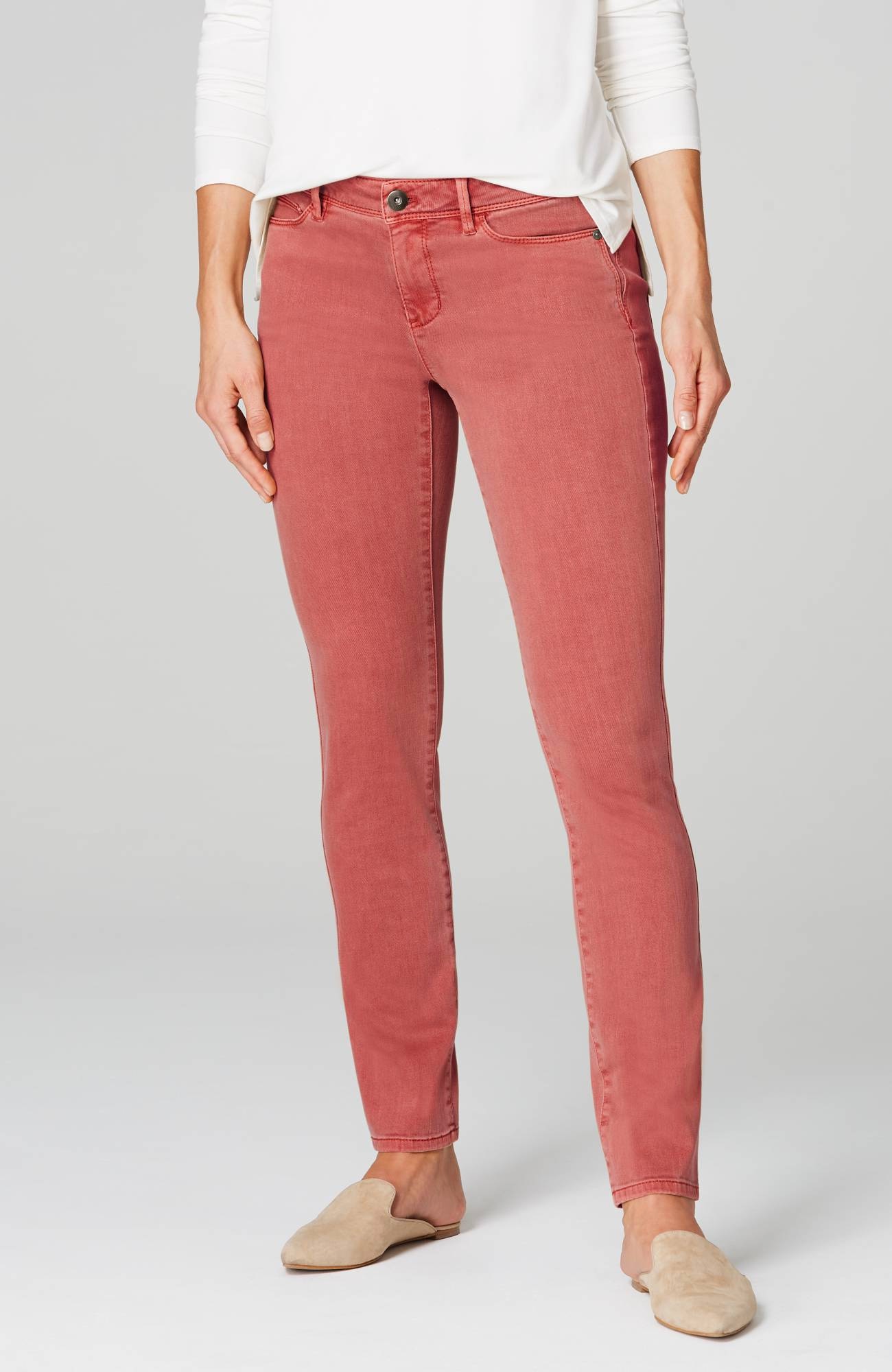 j jill authentic fit slim leg jeans