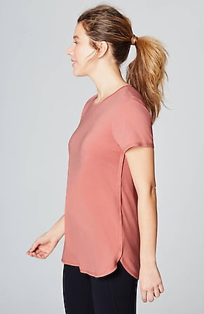 Image for Fit Progress Pima-Stretch Shirttail Tee