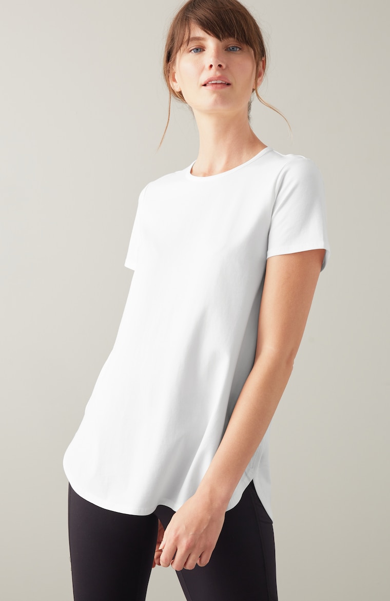 Primary view of the fit progress shirttail tee