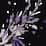 black frosted sprigs