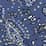blue lavender wispy paisley