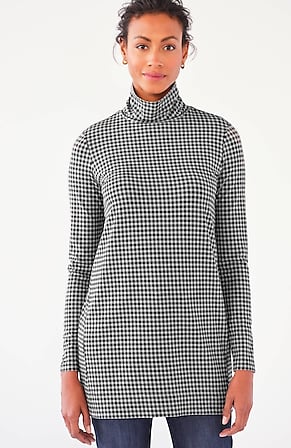 Image for Luxe Supima® Turtleneck Tunic