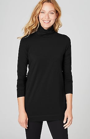 Image for Luxe Supima® Turtleneck Tunic