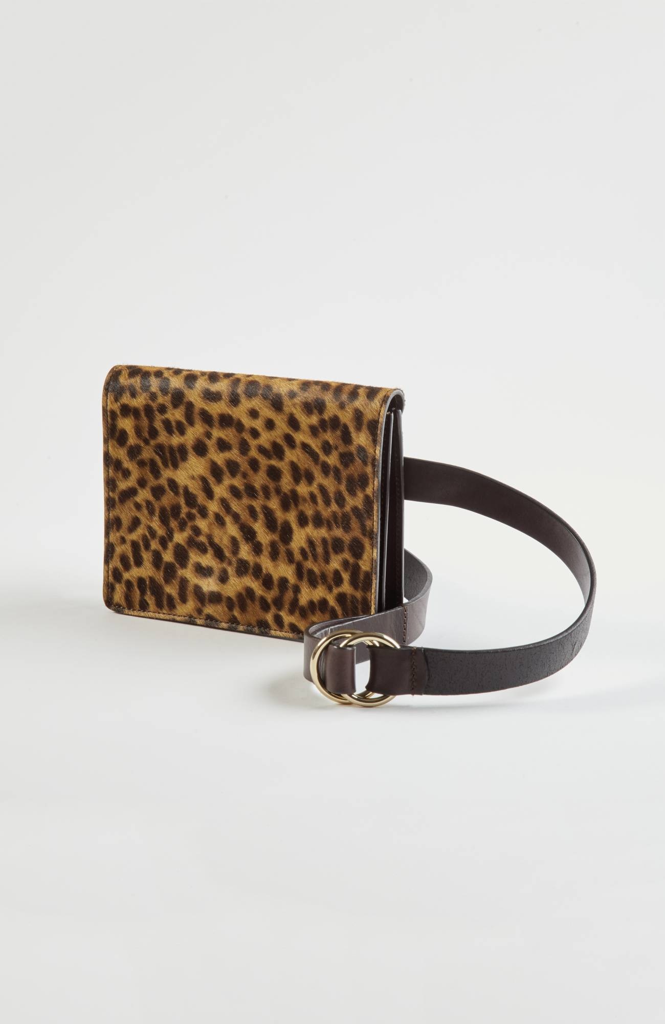 leopard belt bag