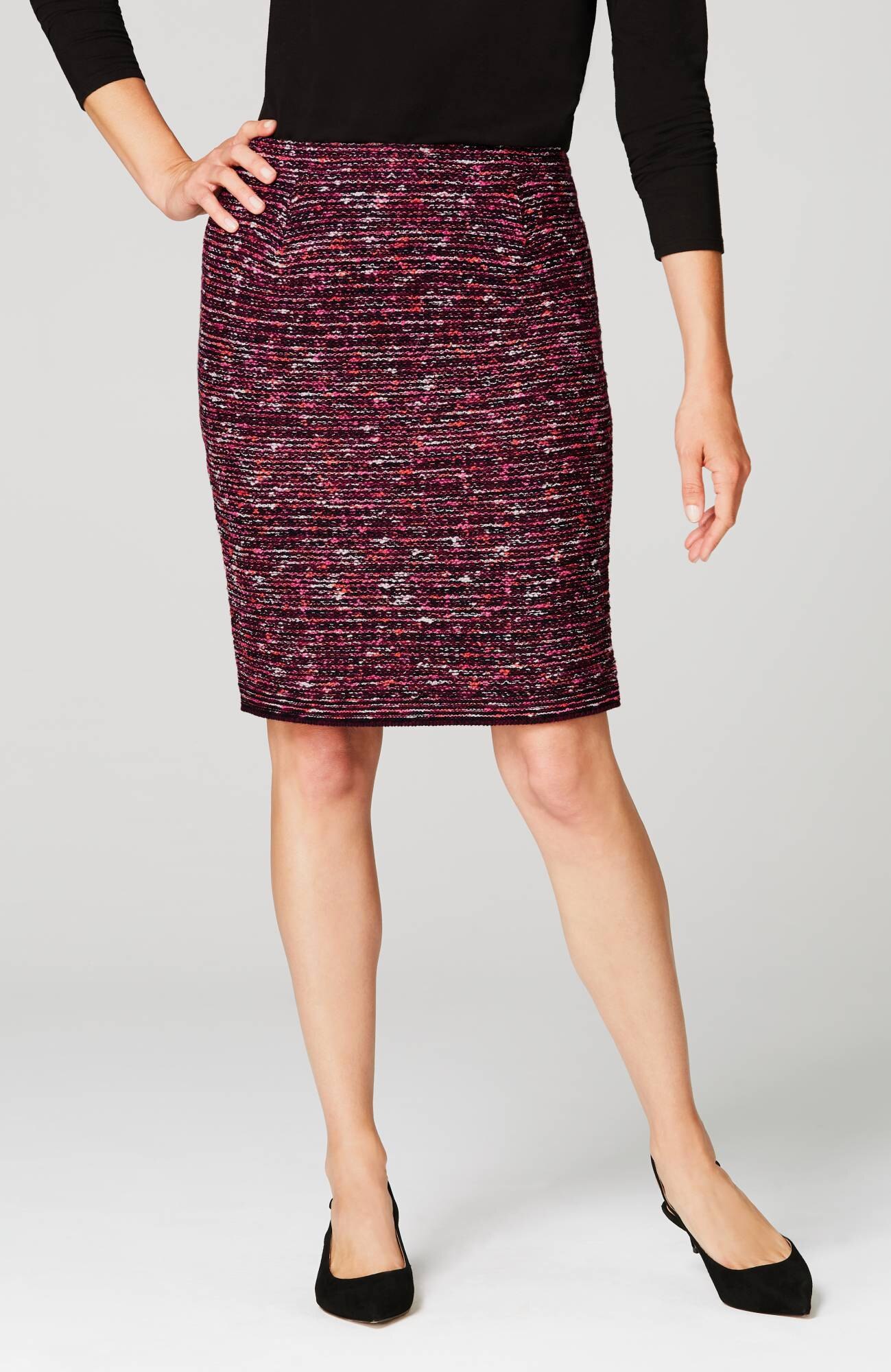 tweed overall skirt