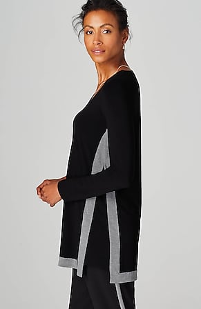 Image for Wearever Color-Block V-Neck Tunic