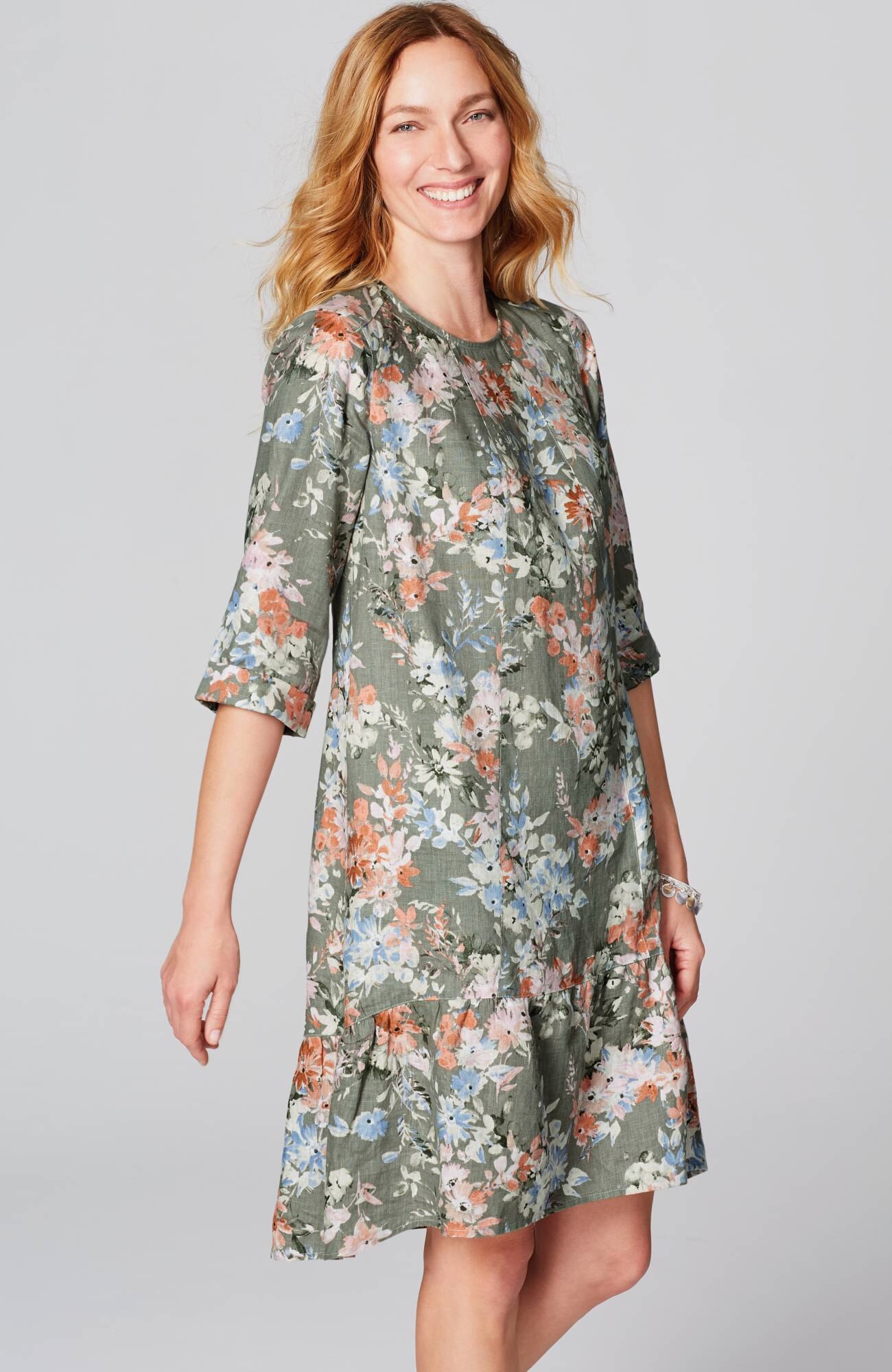 j jill linen dress