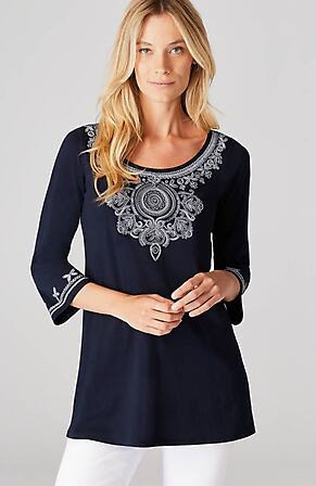 Image for Embroidered Knit Tunic