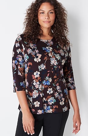 Image for Wearever Crew-Neck Ballet-Sleeve Top