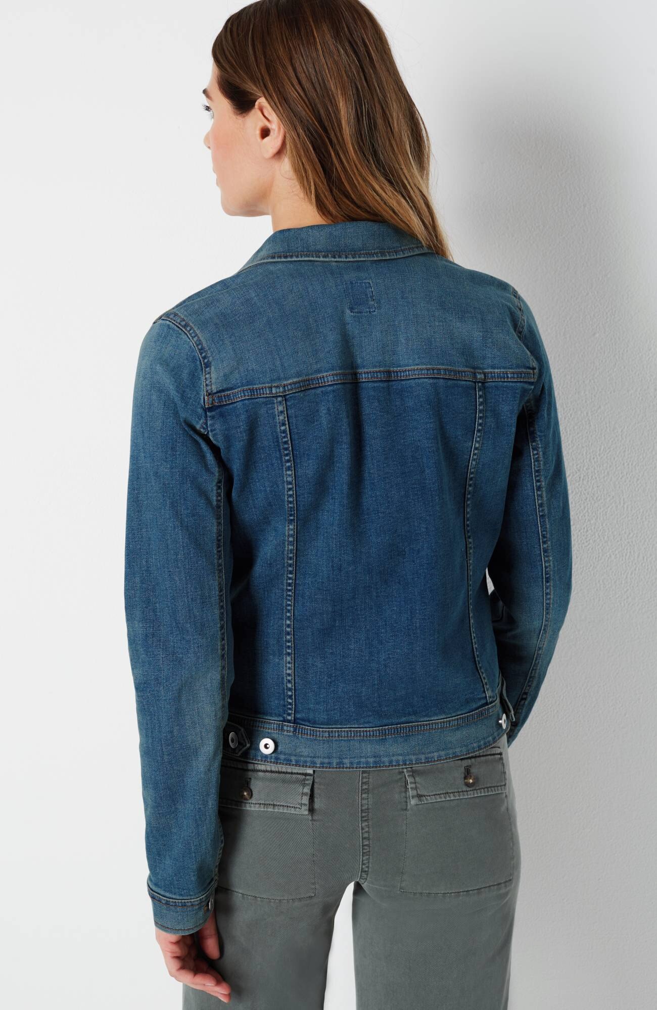 j jill white denim jacket