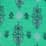 light green palmette floral