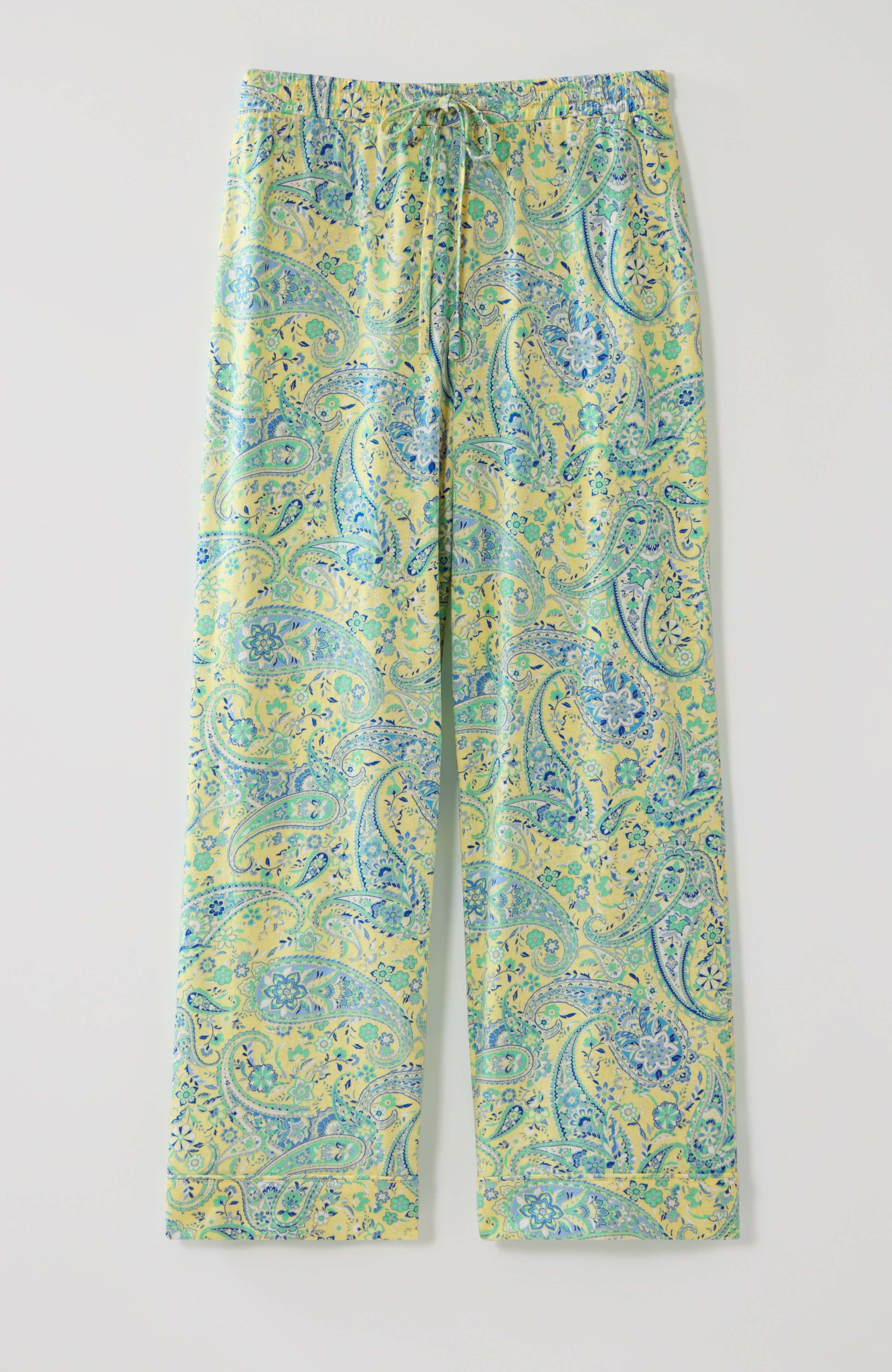 【WEWILL】PAISLEY PAJAMA TROUSERS Amazon.com: WDIRARA Men's Paisley Print Drawstring Waist