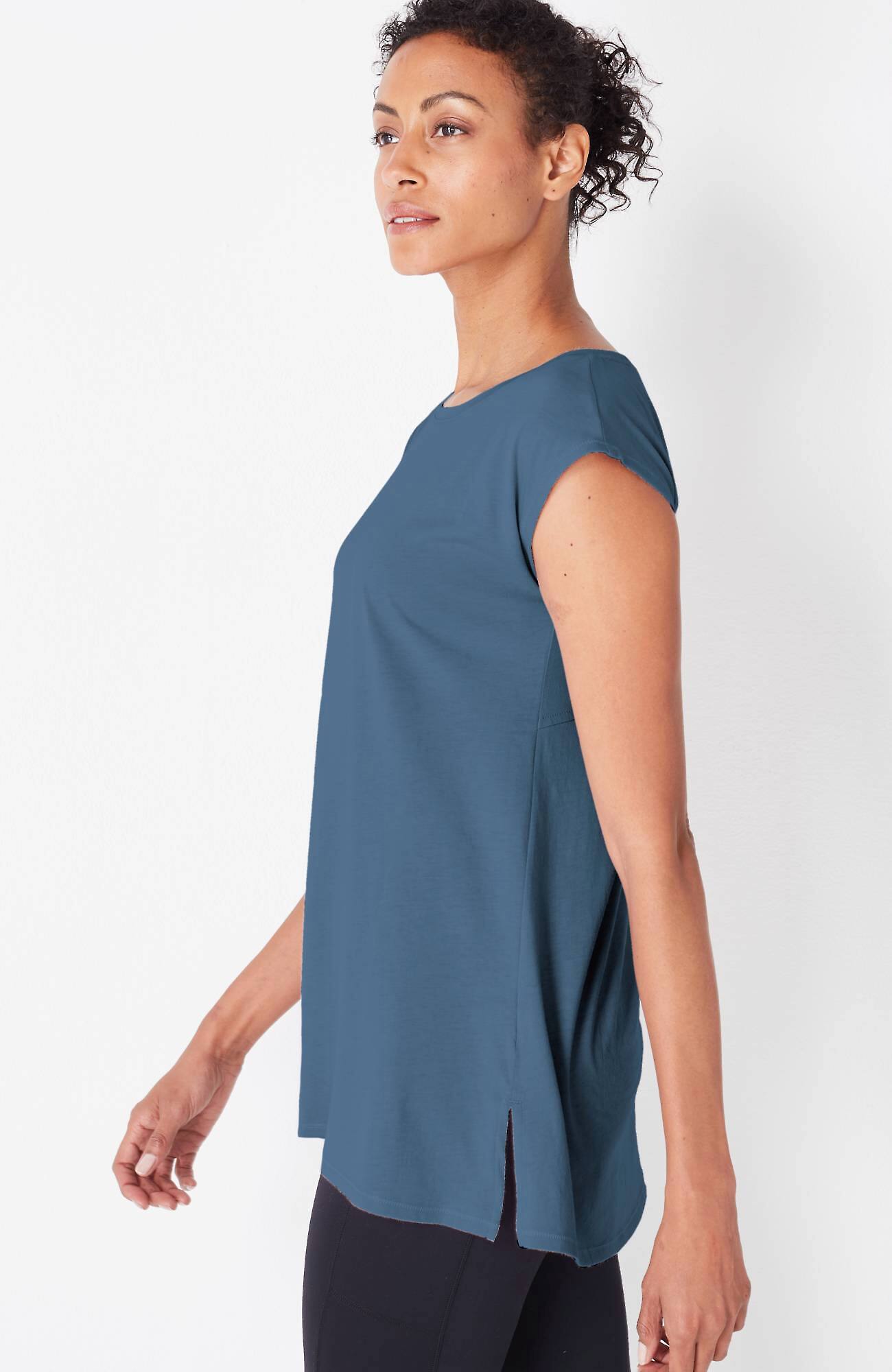 J.Jill Fit Relaxed A-Line Tee