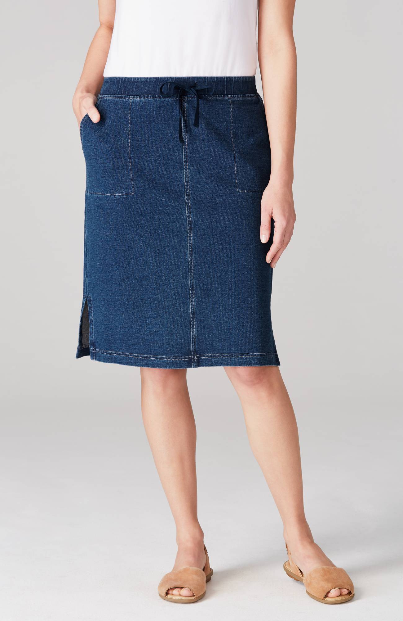 j jill denim skirt