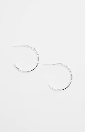 Image for Sterling Silver Hoops
