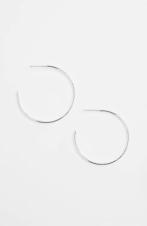 Image for Sterling Silver Large Hoops