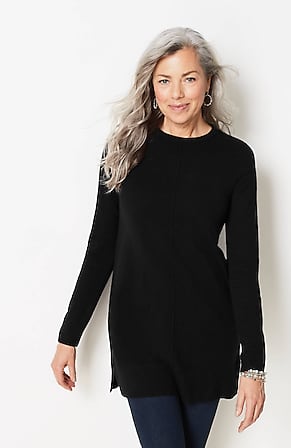 Image for Cashmere Seamed Tunic