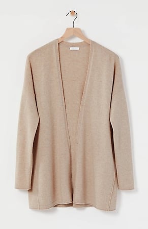 Image for Cashmere Open-Front Relaxed Cardi