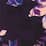 dark violet shadow floral