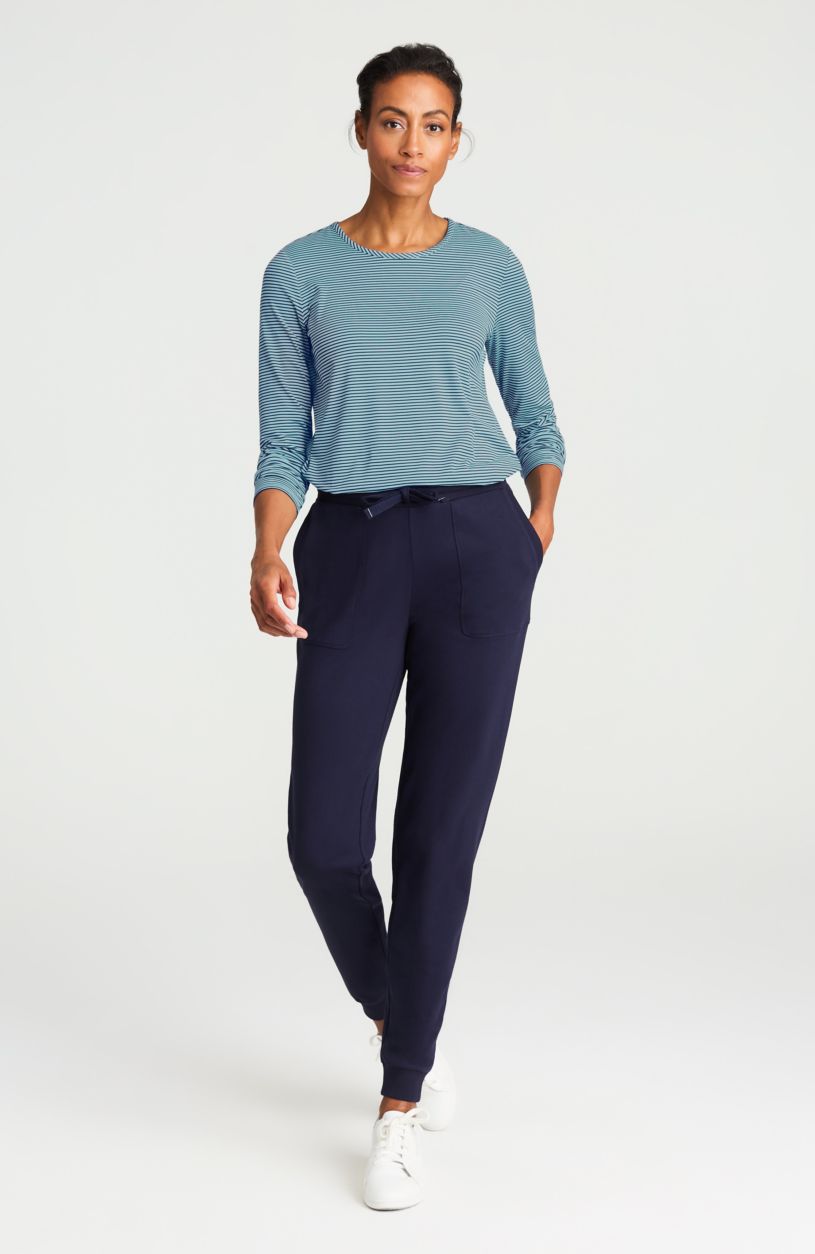 FIT PERFORMANCE LONG-SLEEVE TEE | JJill