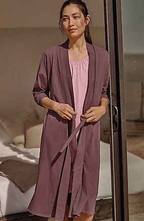 Image for Sleep Cloud-Soft Cotton Belted Robe