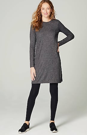 Image for Fit Marled Shirttail Dress