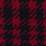 true red printed prince of wales