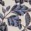 navy blue boho floral border