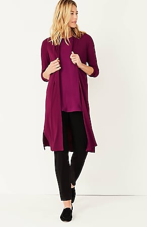 Image for Wearever Ribbed Open-Front Cardi