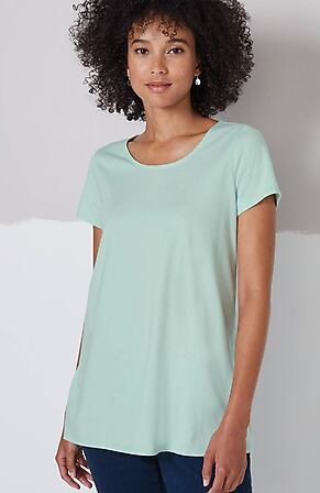 Image for Pure Jill Scoop-Neck Elliptical Tee