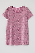 pure jill scoop-neck elliptical tee