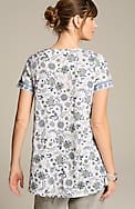 pure jill scoop-neck elliptical tee