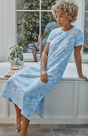 Image for Sleep Ultrasoft Pleat-Back Long Gown