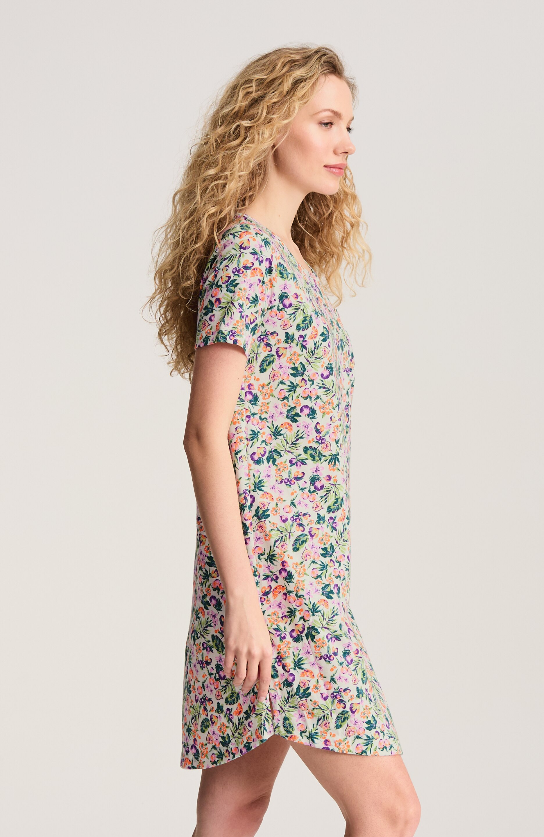 sleep ultrasoft patch-pocket gown