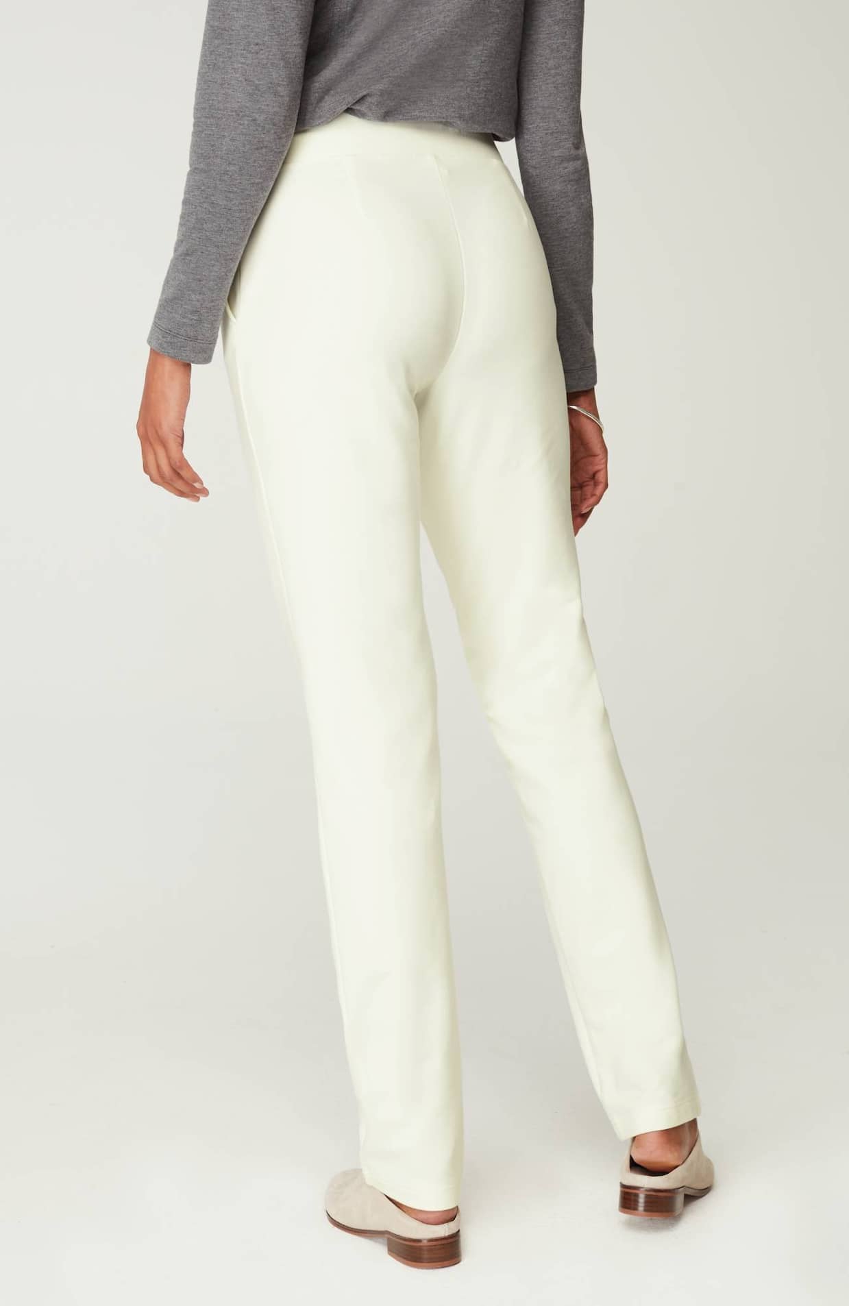 Jjill J.jill Pure Jill Affinity Slim-leg Pants In White