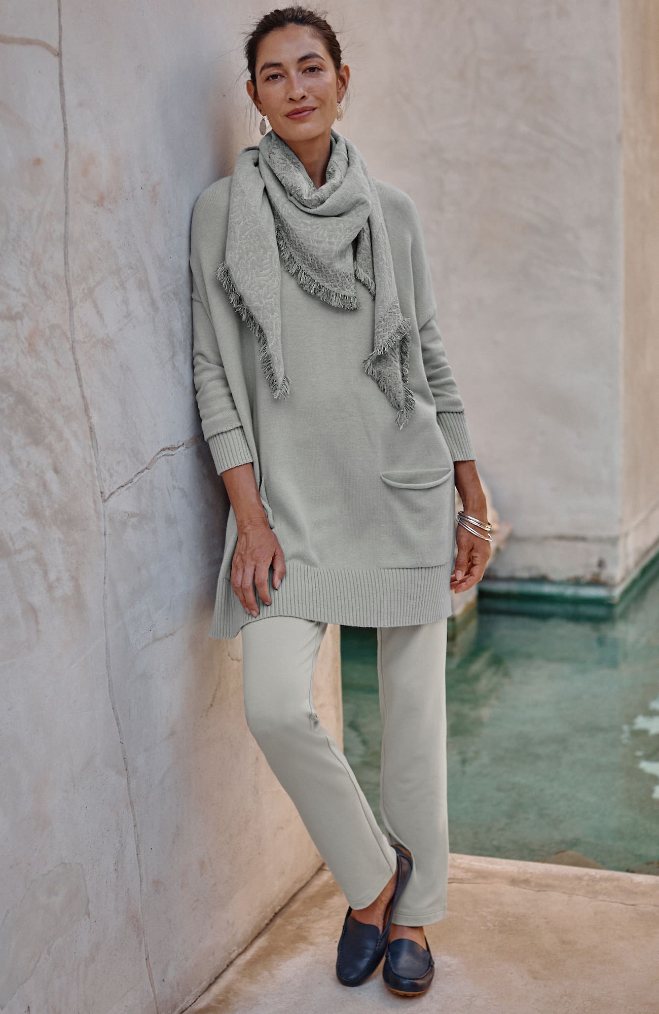 Jjill J.jill Pure Jill Affinity Slim-leg Pants In Zinc