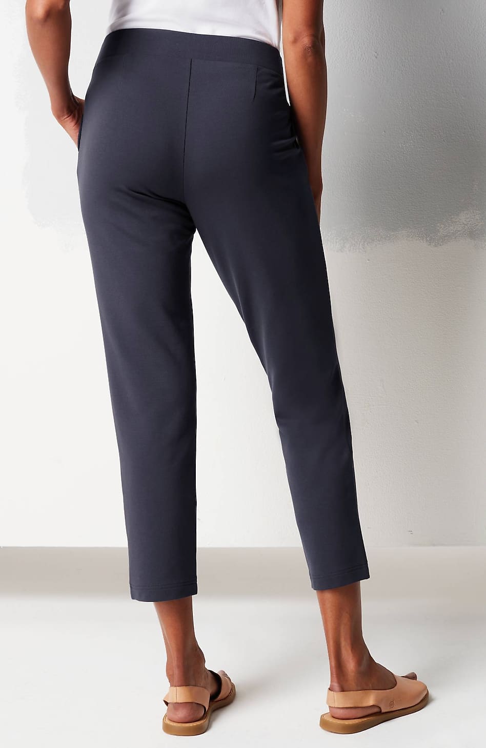 Lululemon Here To There Pant Cadet Navy Blue Stripe Trousers