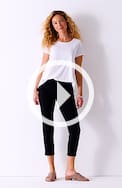 pure jill affinity slim-leg crops