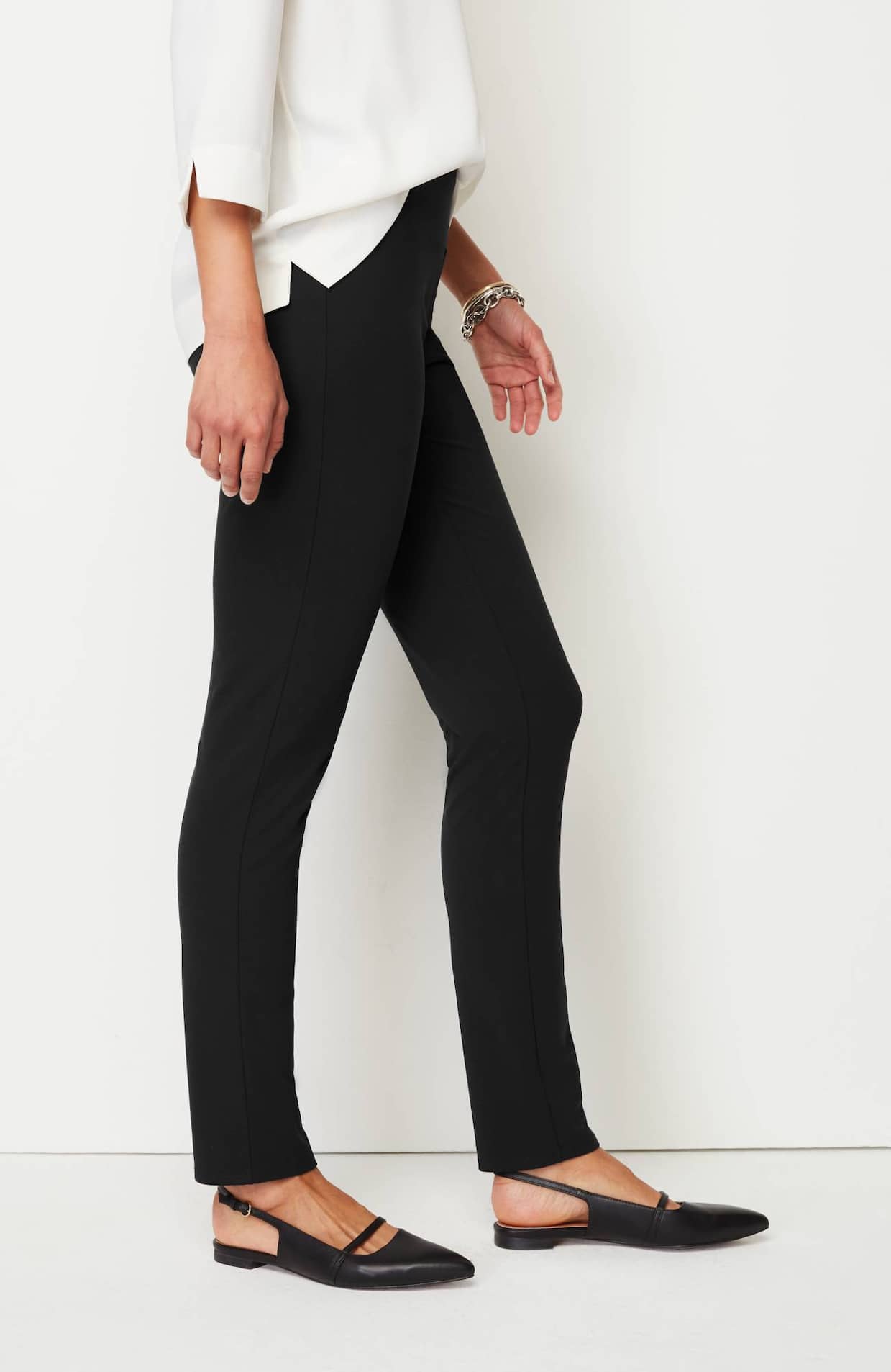 J.Jill Wearever Collection Smooth Fit Slim Leg Black Pants Size SP SMALL  PETITE - $19 - From Lori