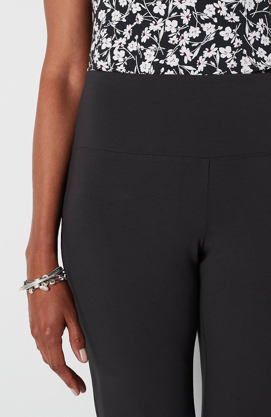 J JILL WOMENS Wearever Slim Ankle Pants Large Petite Black Forward Seam  Stretchy £21.70 - PicClick UK