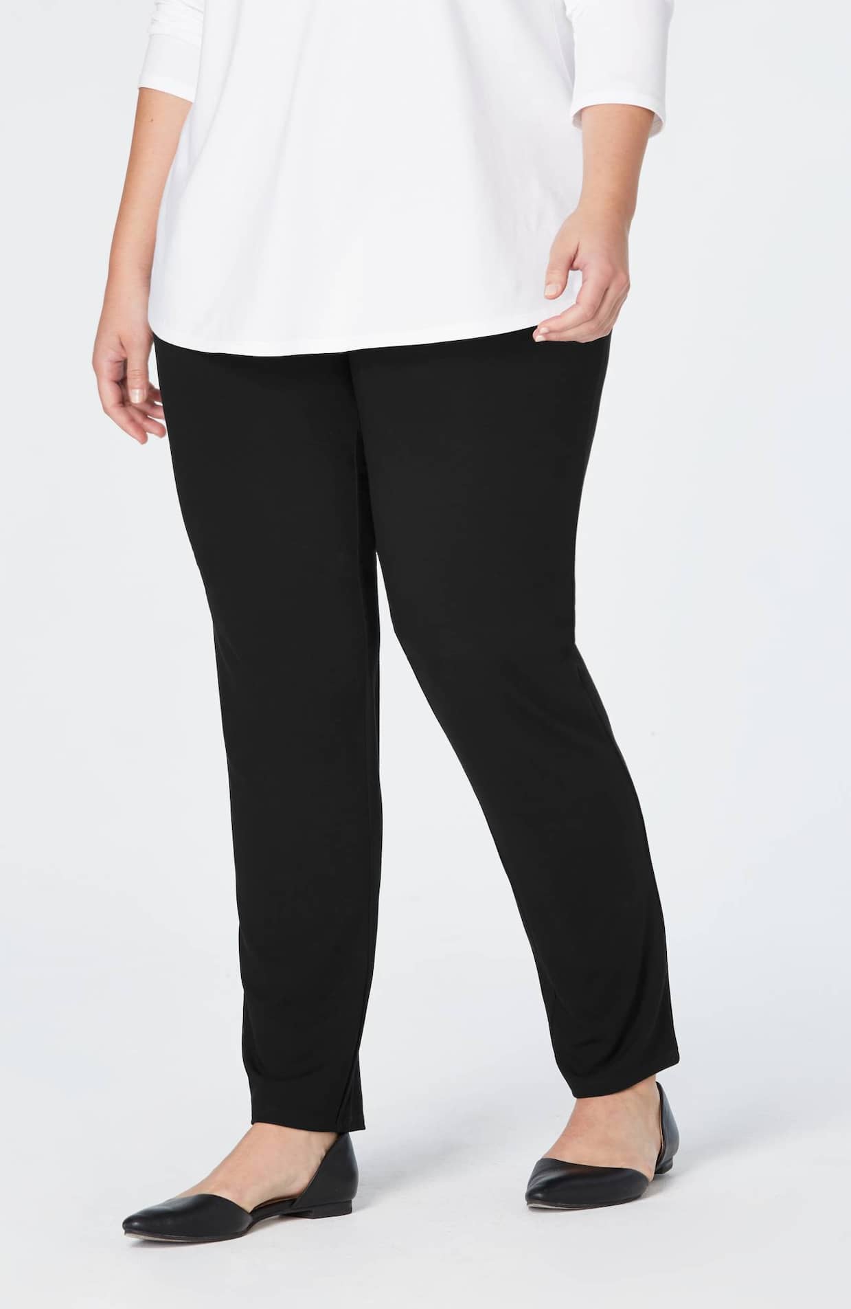 J.Jill Pants Women LARGE Black Wearever Collection Smooth Fit Barely  Bootcut - $34 - From Taylor