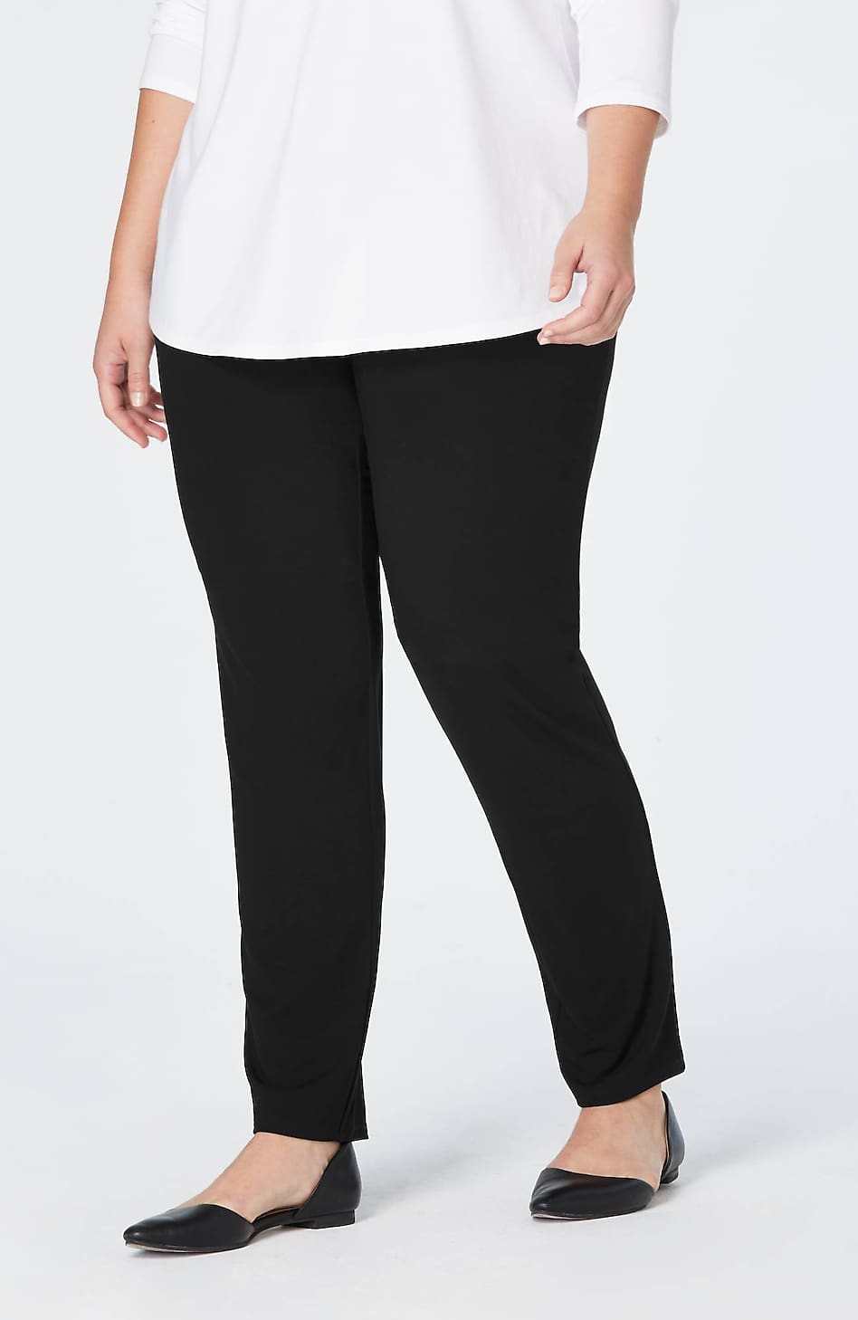 J. Jill, Pants & Jumpsuits, J Jill Wearever Collection Smooth Fit Slim Leg  Dark Slate Navy Blue Pant Sz Lg