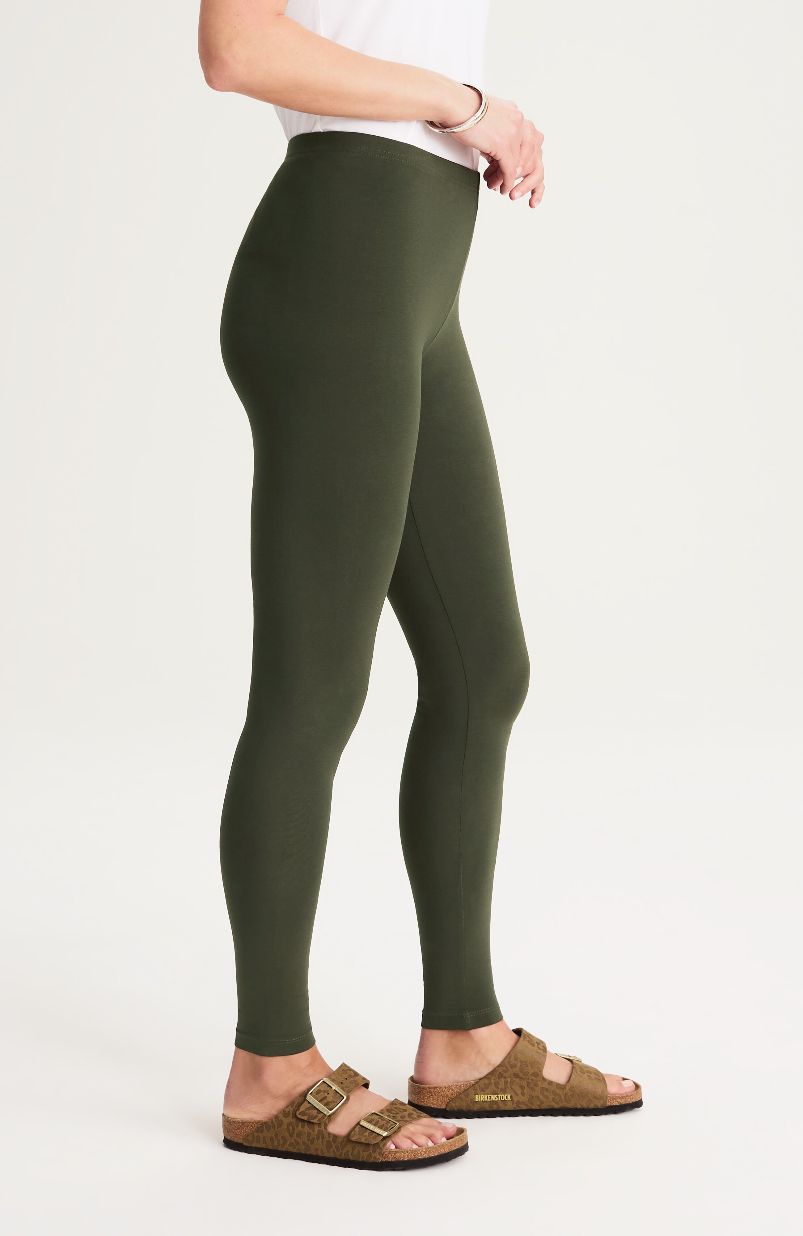 joint　KIDILL MA-1 BLACK FLOWER PIMA ANKLE LEGGINGS | JJill
