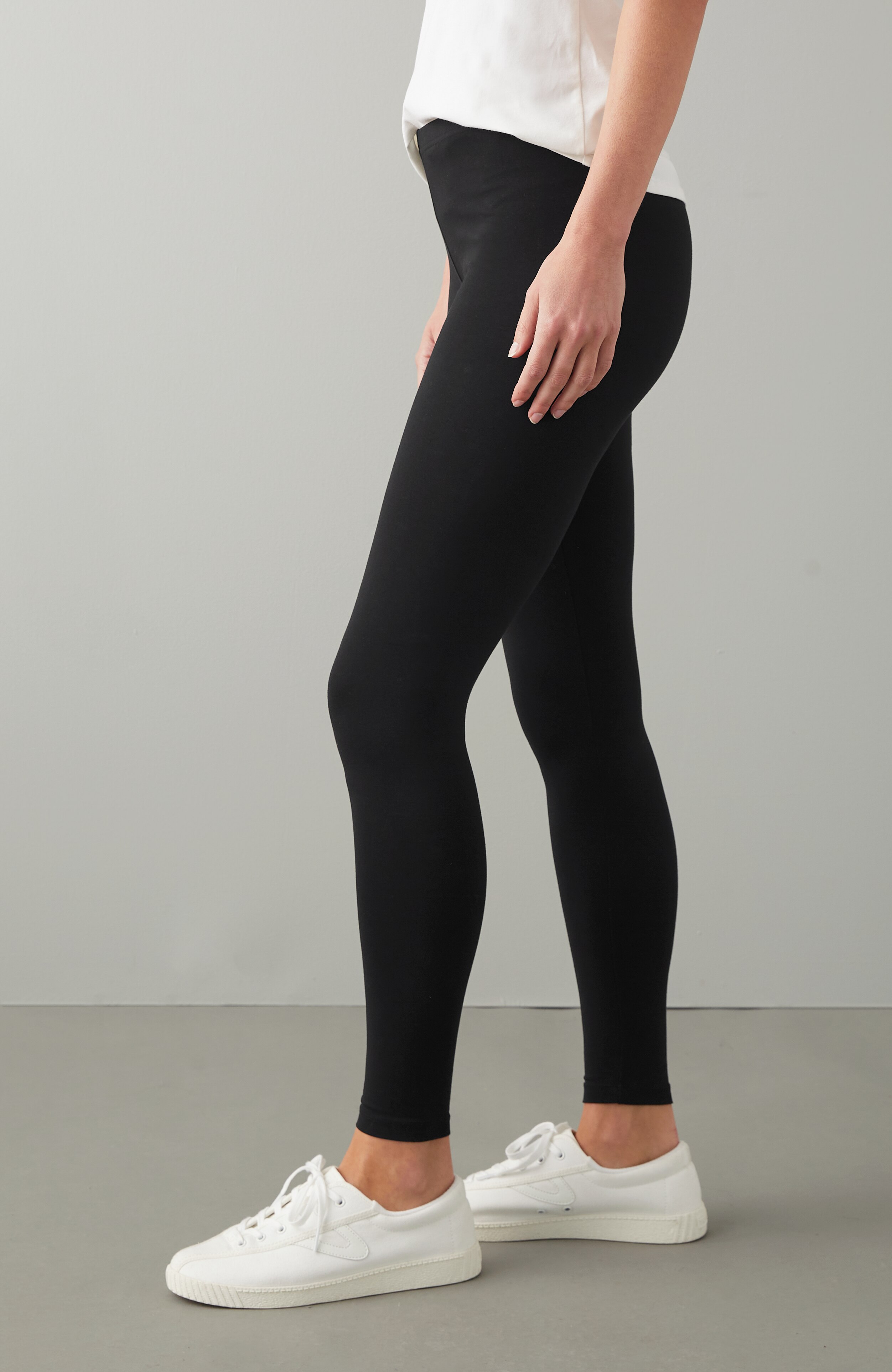 【新品】misha&puff Pima Cotton Leggings 2y Misha and Puff Girl's Solid Pima Cotton Leggings, Size