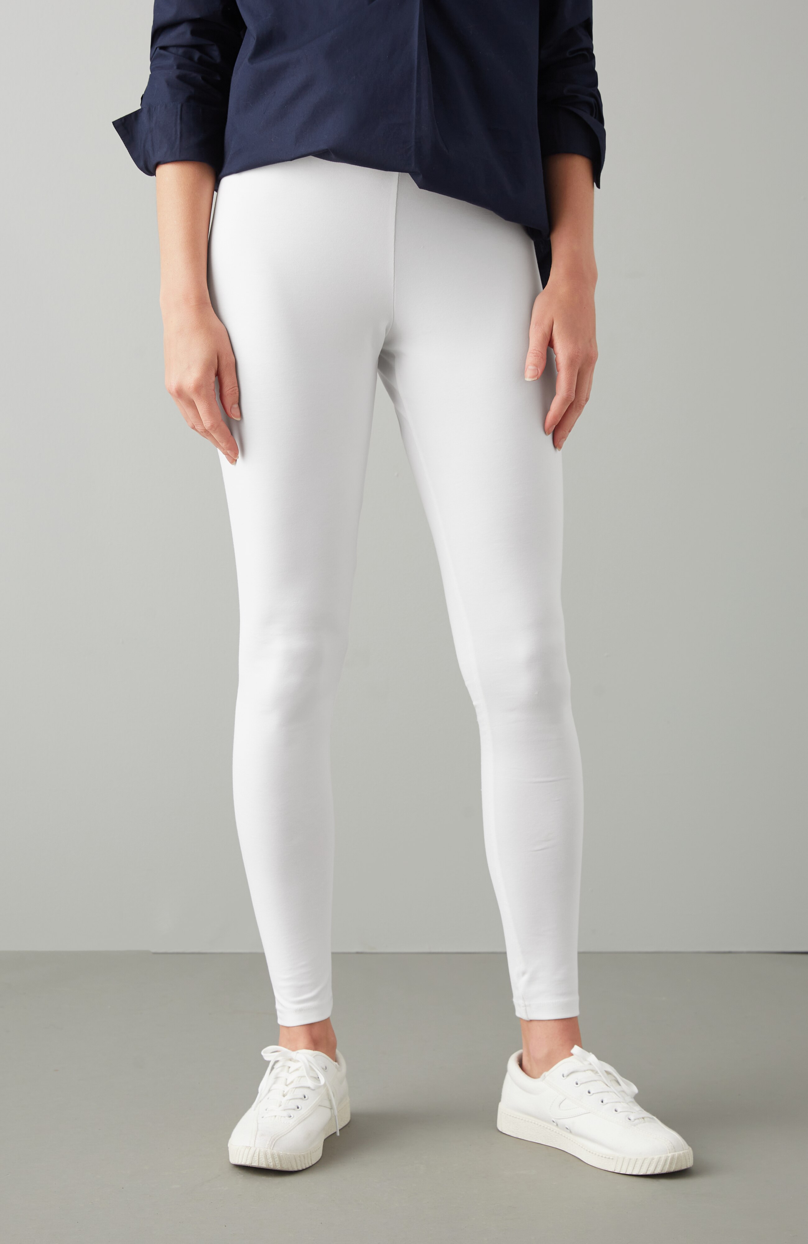 Pima Ankle-Length Leggings | JJill