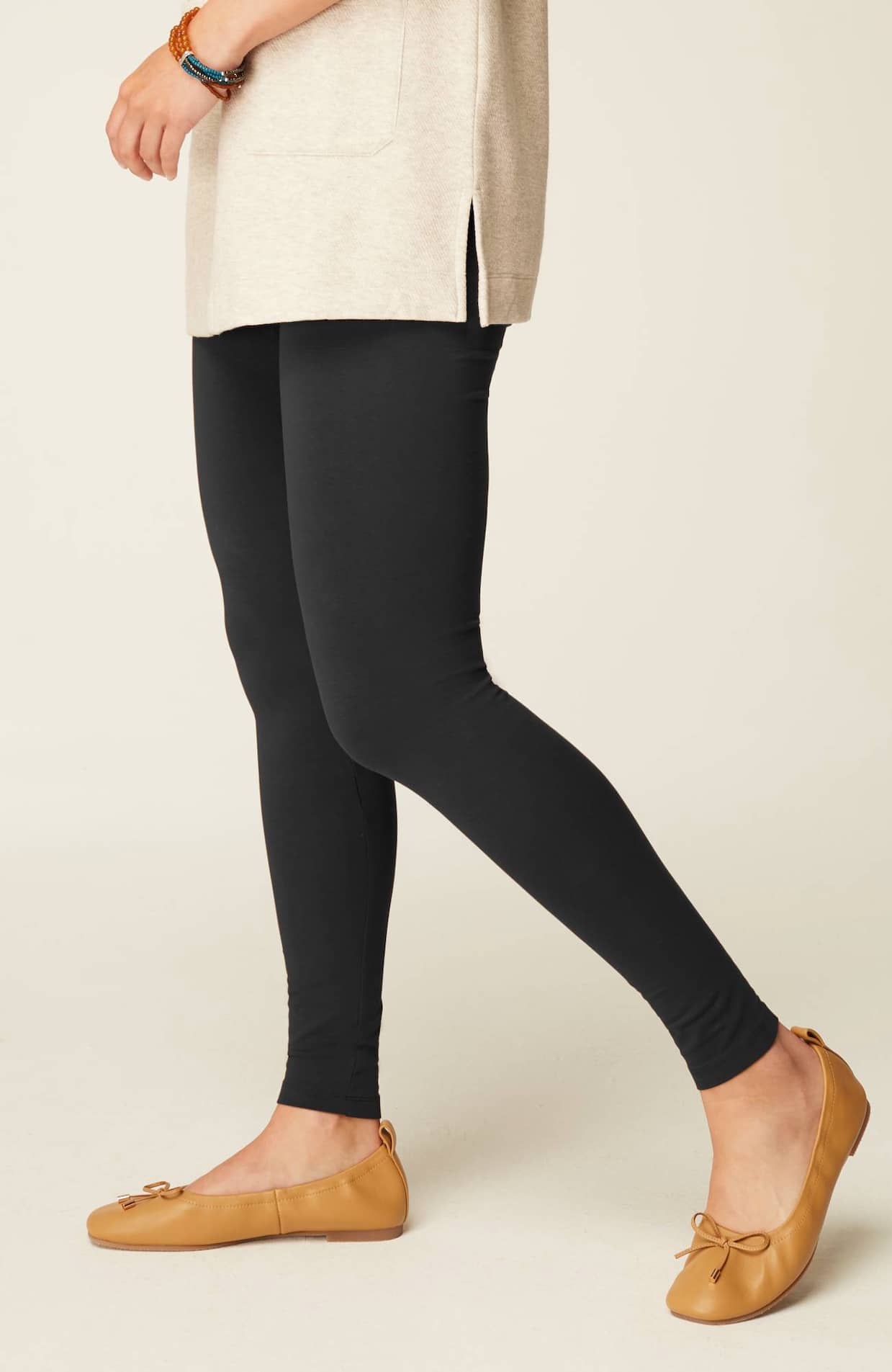 Pima Ankle-Length Leggings JJill