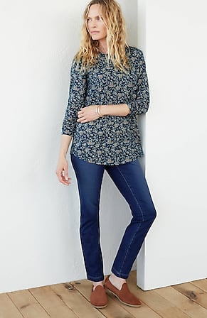 Image for Pure Jill 5-Pocket Knit Pull-On Jeans
