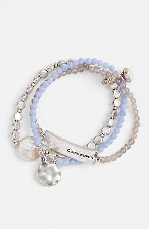 Image for Compassion Fund Pearl & Bead Stretch Bracelet